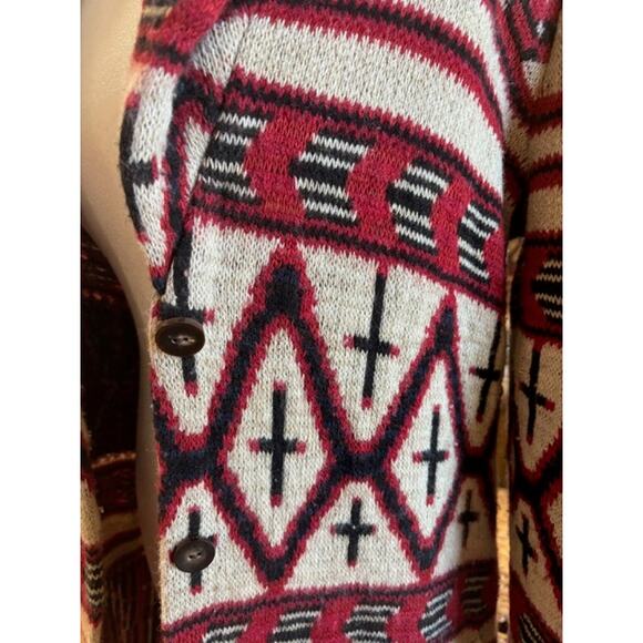 Ralph Lauren Southwestern Wool Cardigan Sweater Size Small - Picture 2 of 12